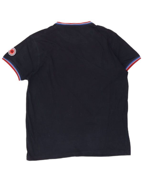 Tricou grafic pentru bărbați Harmont & Blaine Top 2XL bumbac bleumarin