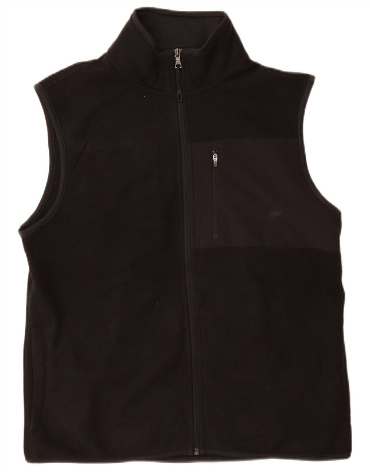Gilet pentru bărbați Marks & Spencer din lână UK 38 Poliester mediu negru