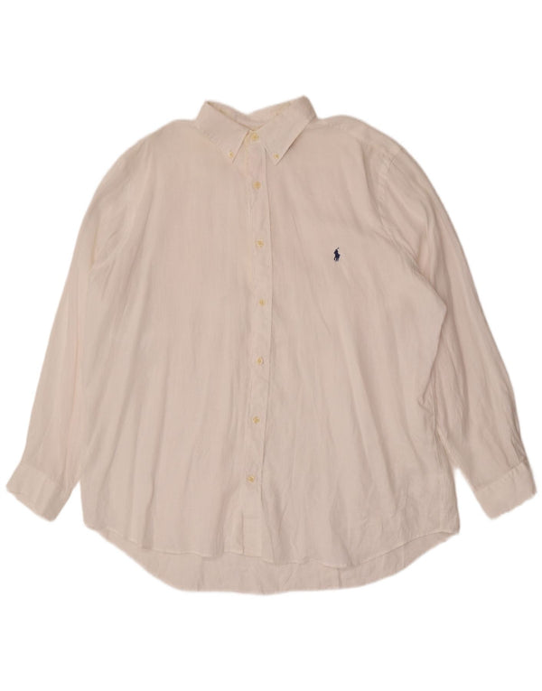 Cămașă Polo Ralph Lauren pentru bărbați, XL albă