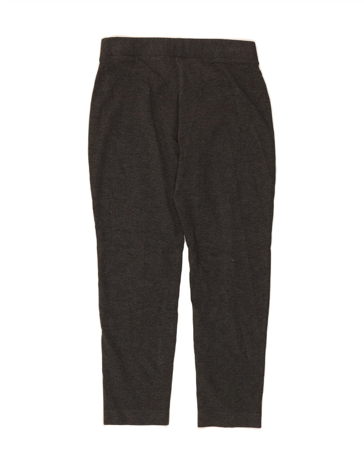 MARKS & SPENCER Womens Crop Tracksuit Trousers UK 10 Small  Grey Viscose Vintage Marks & Spencer and Second-Hand Marks & Spencer from Messina Hembry 