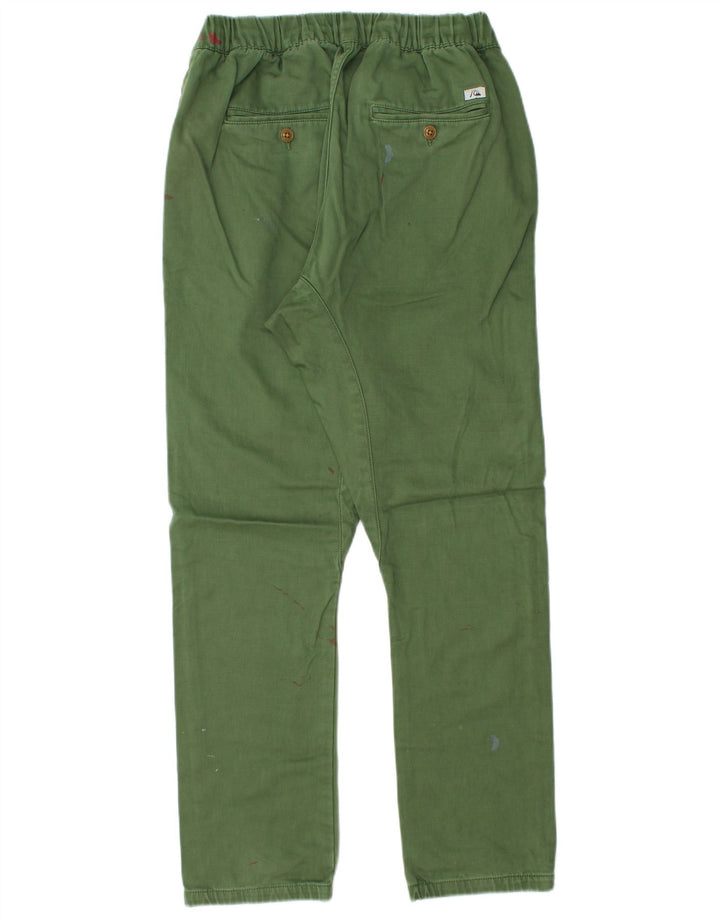 Pantaloni Chino Drepți Quiksilver Bărbați Mediu L30 L30 Poliester verde