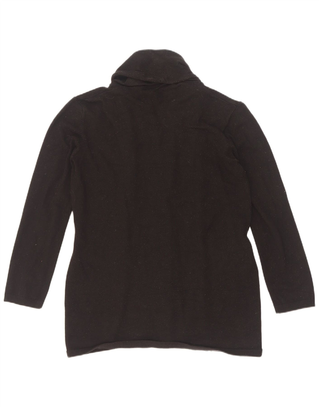 Pulover cardigan pentru femei Zara UK 12 Medium Black Viscose