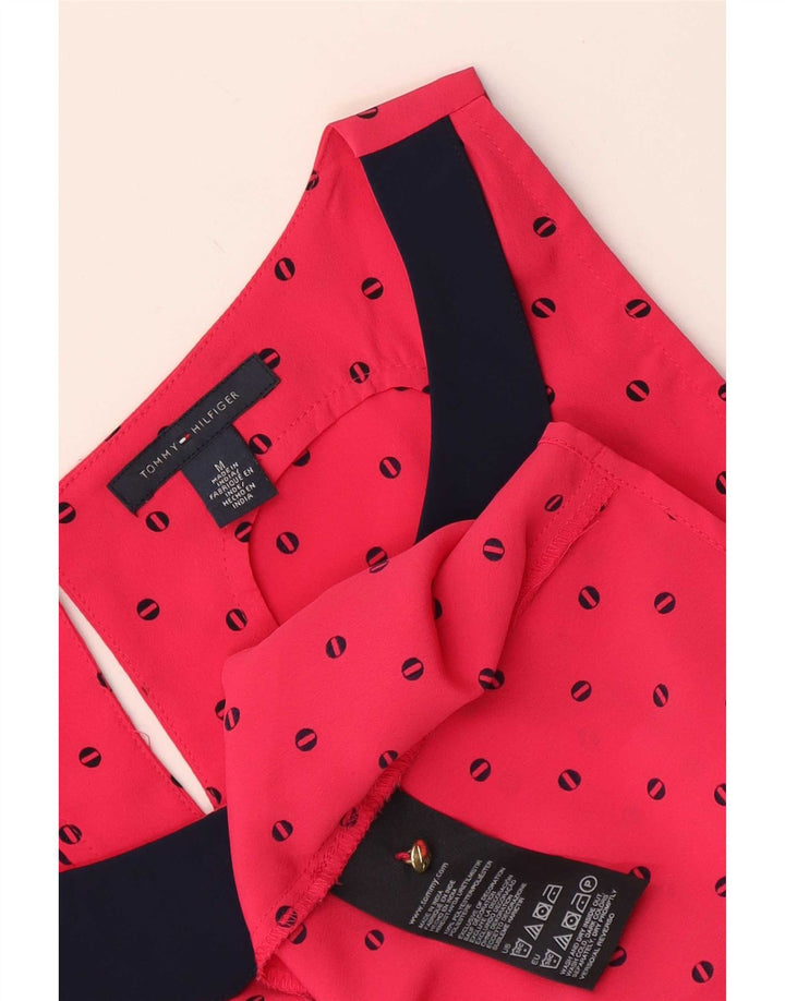 Bluză fără mâneci pentru femei Tommy Hilfiger UK 14 Medium Red Spotted