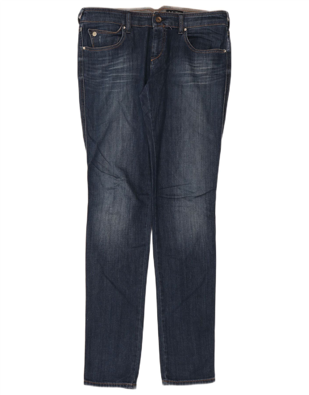 Blugi skinny pentru femei Armani W30 L34 bleumarin