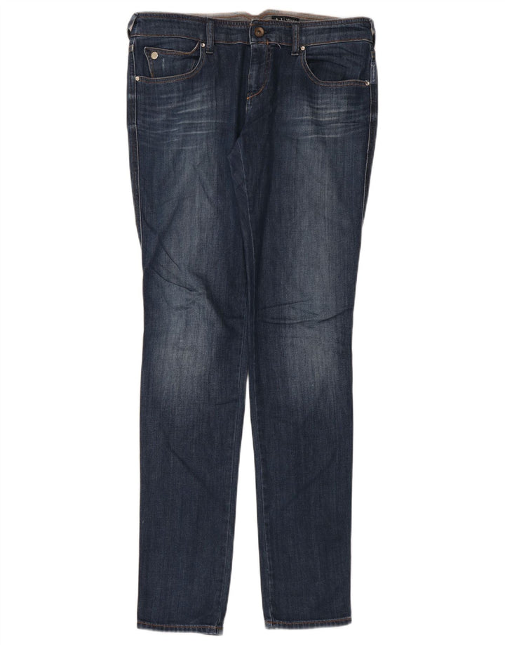Blugi skinny pentru femei Armani W30 L34 bleumarin