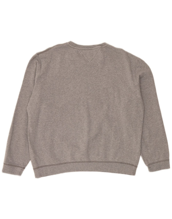 Pulover grafic pentru bărbați Tommy Hilfiger, bumbac color bloc, 2XL, gri