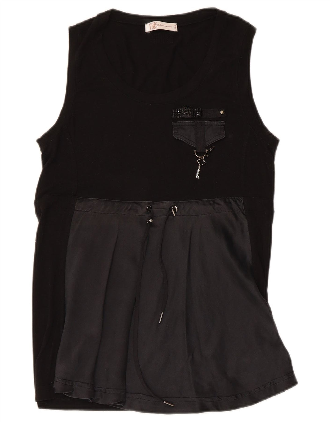 Bluză fără mâneci pentru femei IT 44 Medium Black Viscose