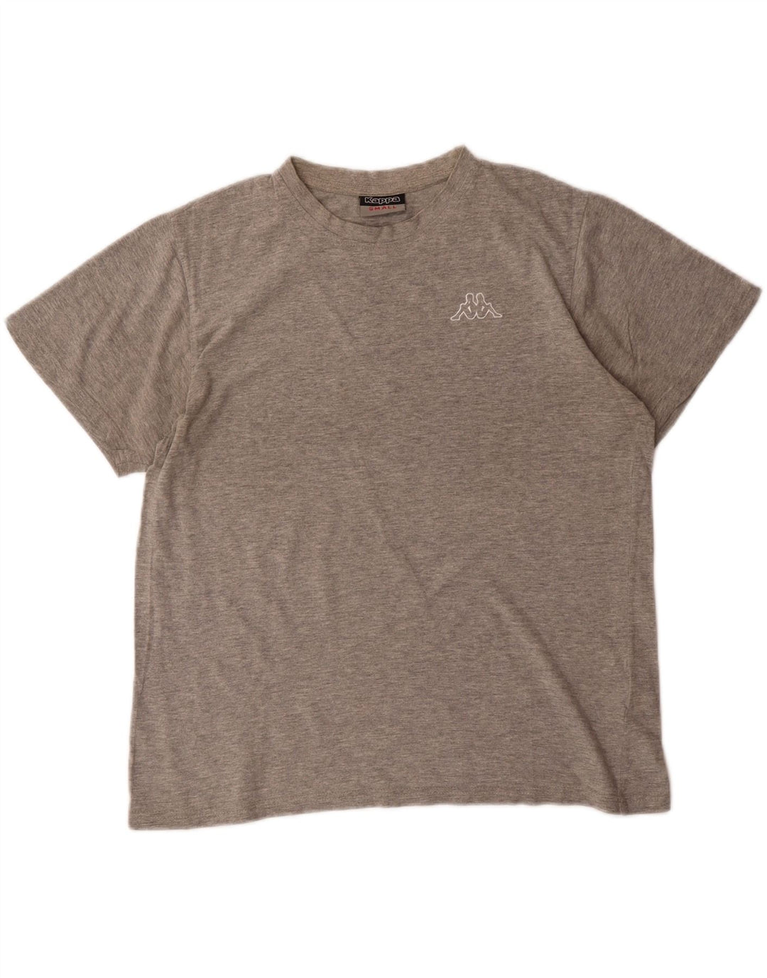 KAPPA Womens Oversized T-Shirt Top UK 10 Small Grey Cotton Vintage Kappa and Second-Hand Kappa from Messina Hembry 