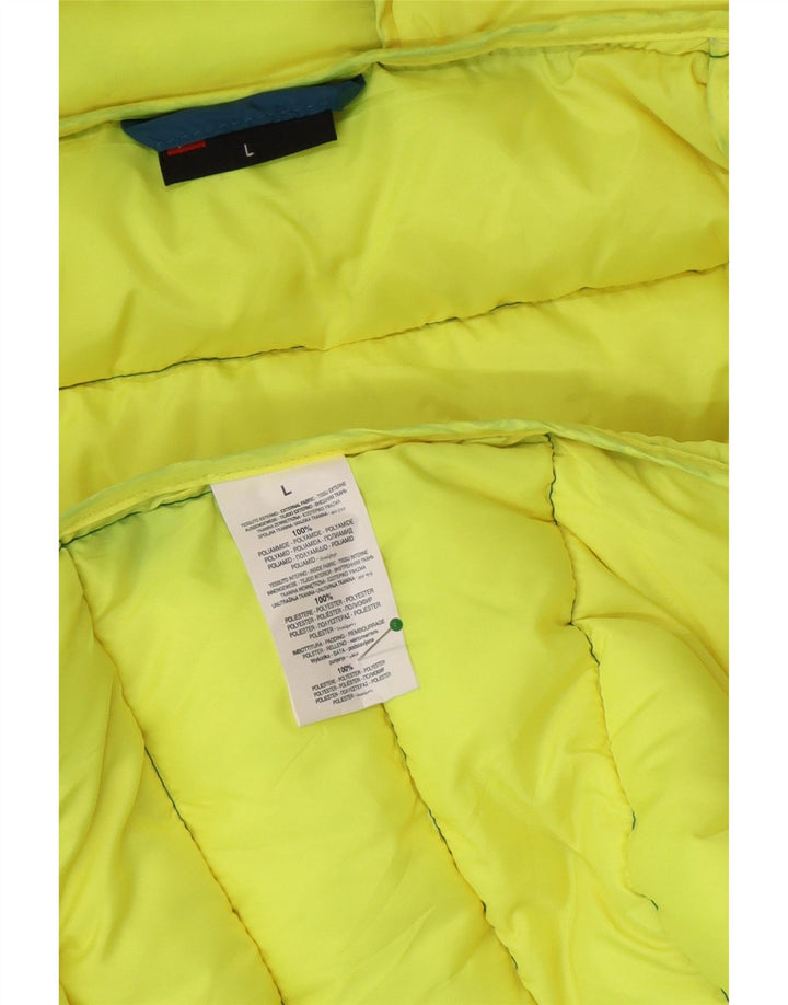 Jachetă căptușită cu glugă pentru bărbați Lotto UK 40 Poliester albastru mare