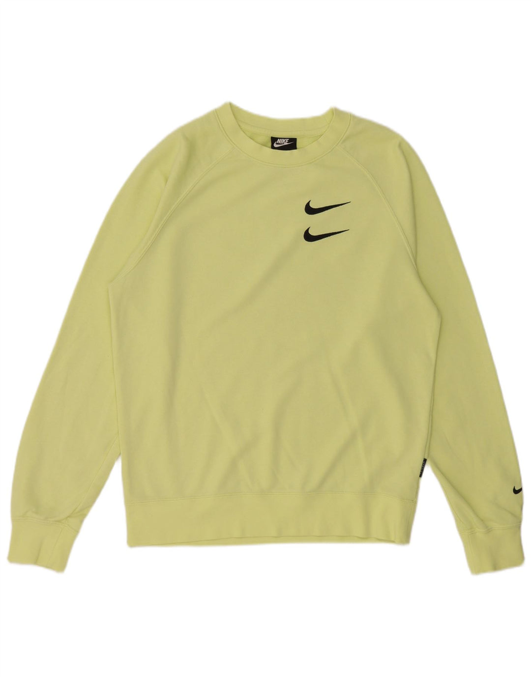Hanorac grafic pentru bărbați Nike Pulover mic, galben, bumbac