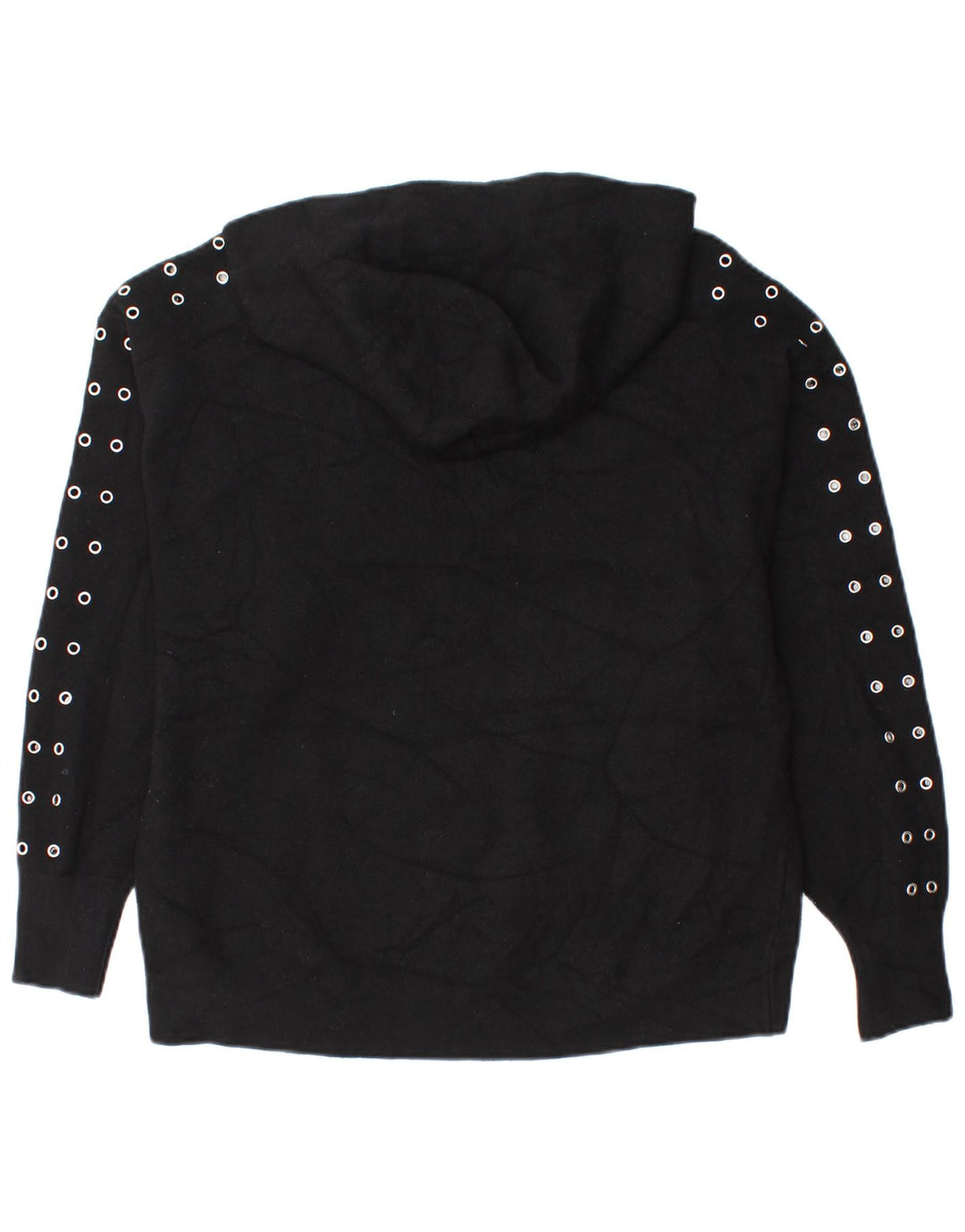 Pulover supradimensionat pentru femei Zara UK 10 mic, negru, viscoză