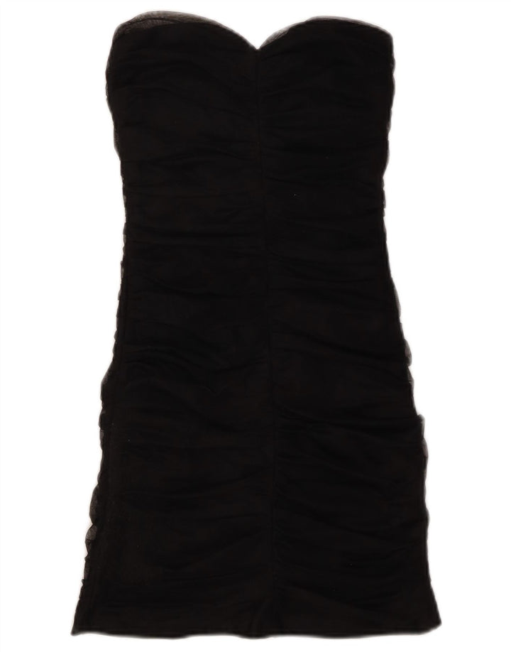 Rochie bodycon fără bretele ZARA UK 8 Mic Negru