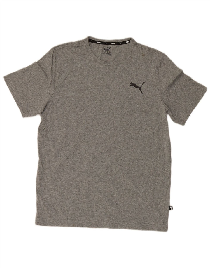 Tricou pentru bărbați Puma Top din bumbac gri mediu