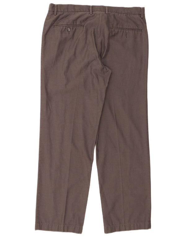 Pantaloni Chino Drepți Dockers pentru bărbați L36 L31 bumbac cu dungi gri