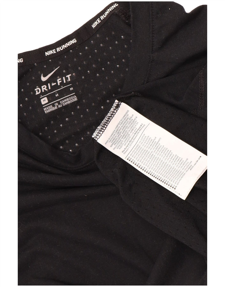 Tricou Nike Dri Fit pentru bărbați Top Mediu Negru Poliester