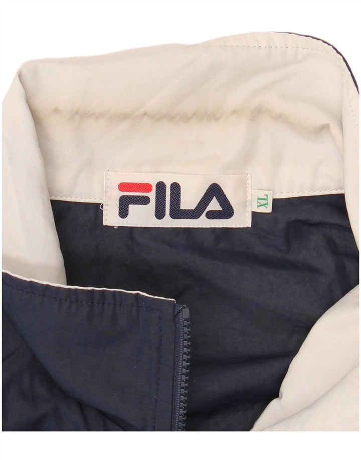 Jachetă de trening Fila pentru bărbați, XL, albastru bleumarin, color block
