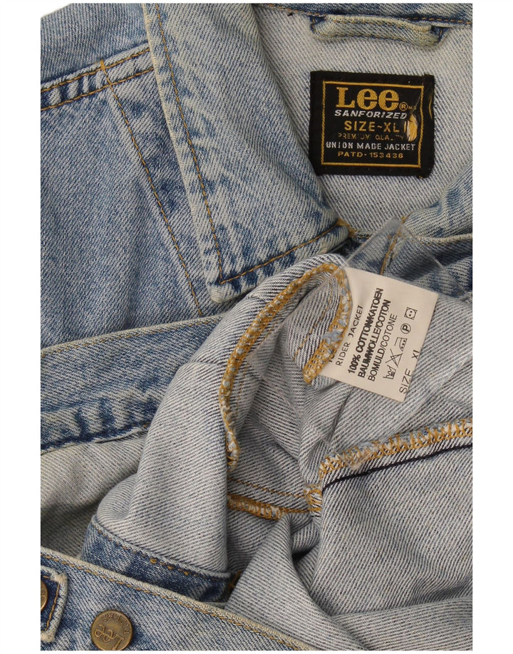Jachetă de blugi pentru bărbați Lee UK 42 XL Bumbac albastru