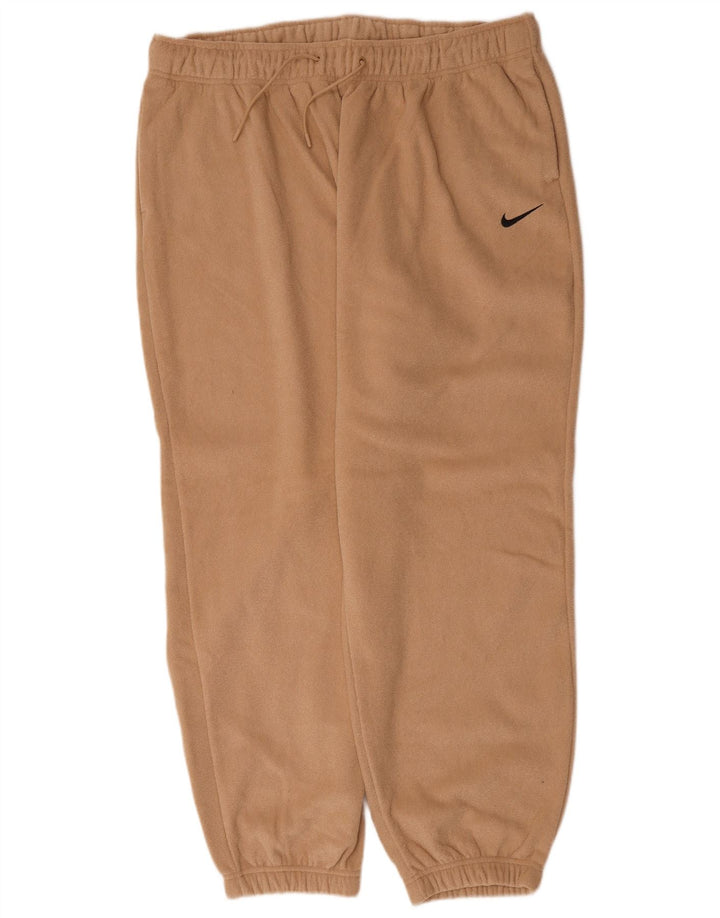 Pantaloni de trening din Velour Nike pentru bărbați Pantaloni de jogging XL Bej Poliester