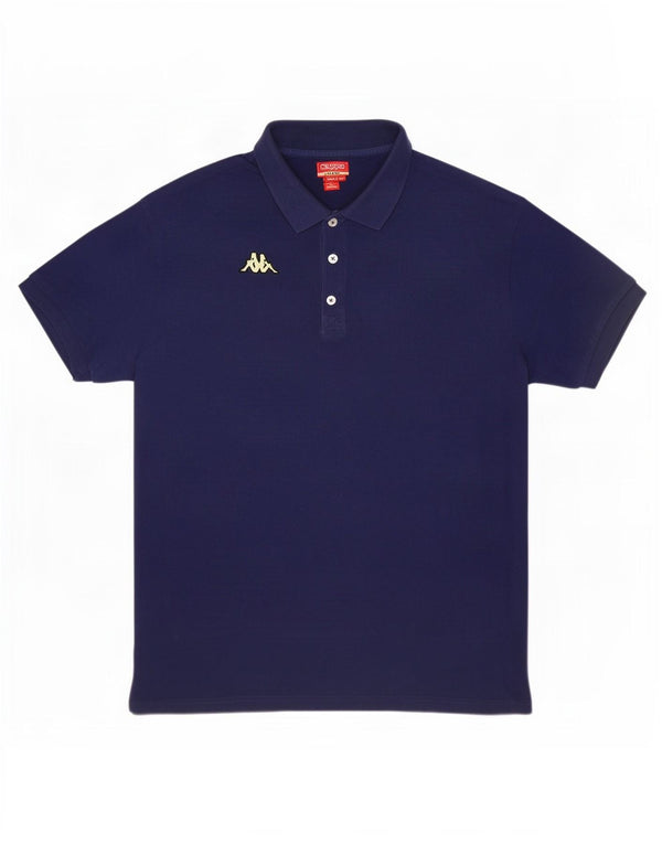 Cămașă polo pentru bărbați Kappa 2XL bleumarin