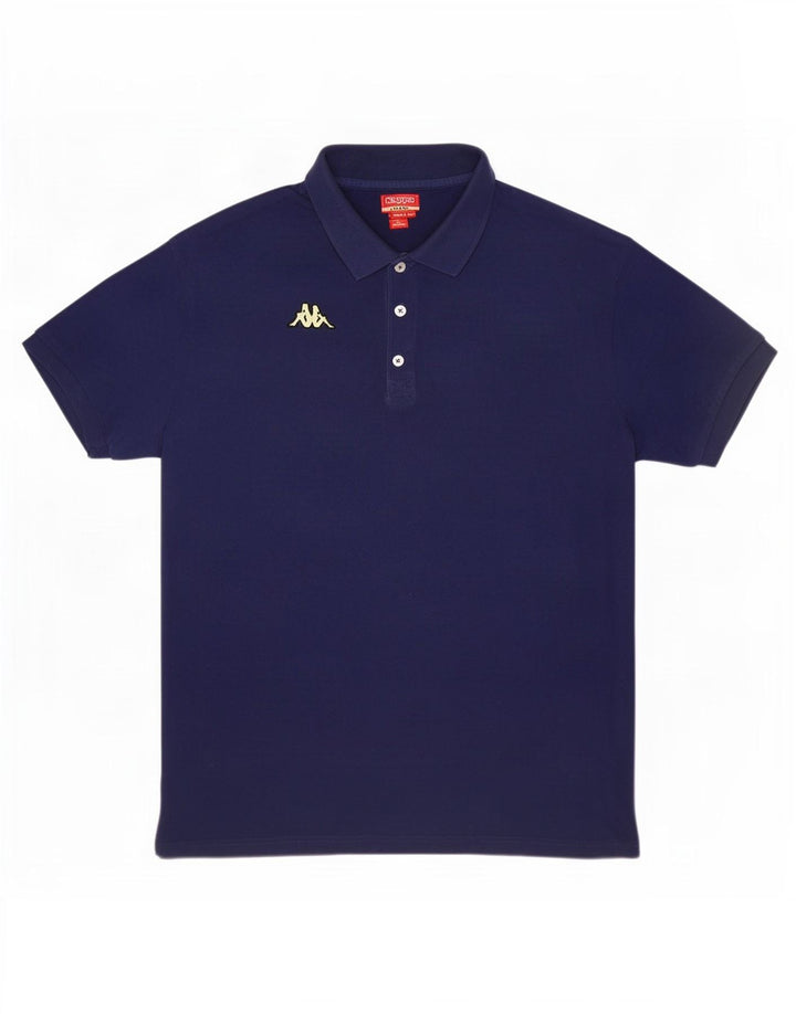 Cămașă polo pentru bărbați Kappa 2XL bleumarin