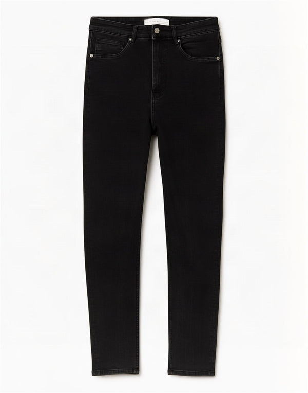 Blugi skinny pentru femei Zara EU 42 Large W32 L27 Bumbac negru