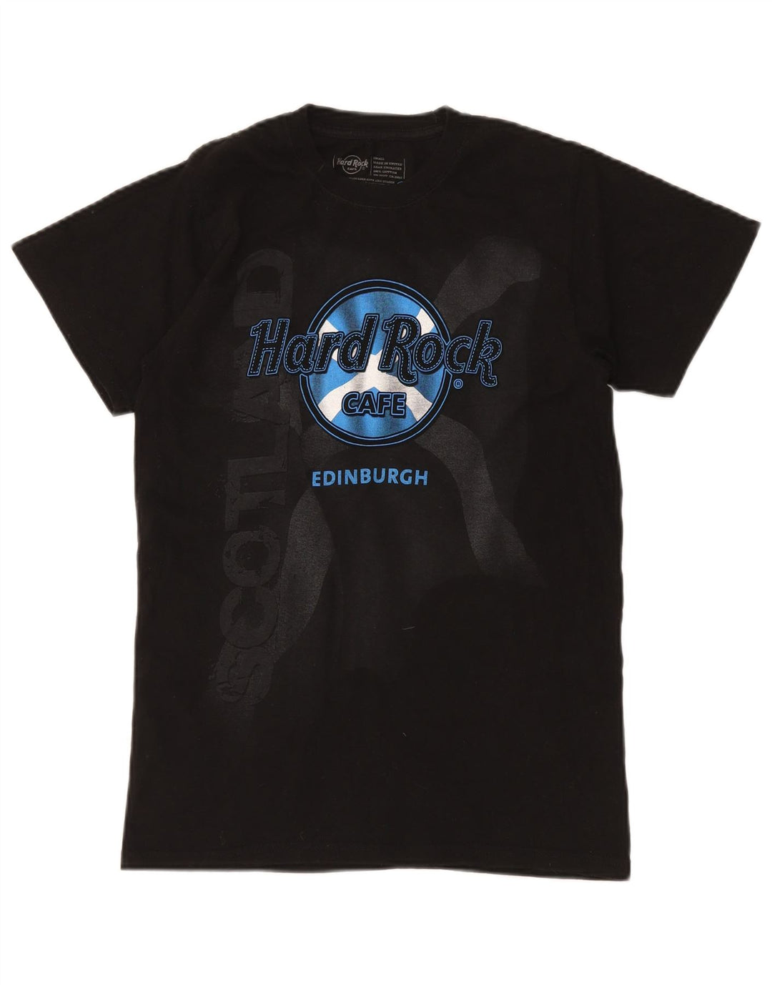 HARD ROCK CAFE Tricou grafic Edinburgh pentru bărbați Top mic bumbac negru