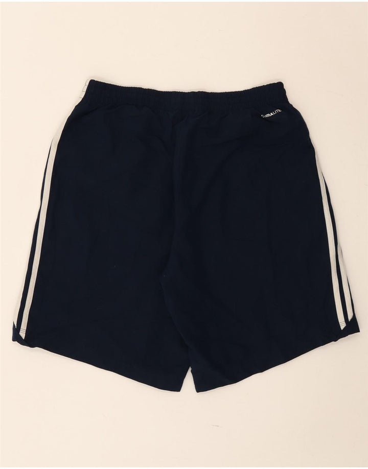 Pantaloni scurți sport adidas Climalite pentru bărbați, poliester mediu albastru