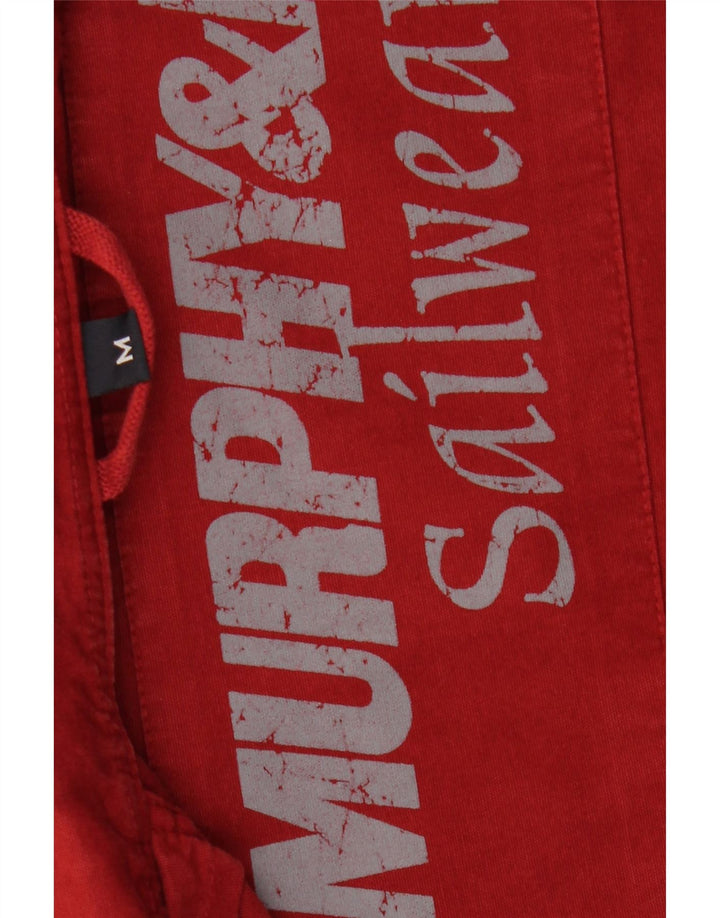 MURPHY & NYE Jachetă Bomber pentru bărbați, UK 38, roșu mediu, bumbac