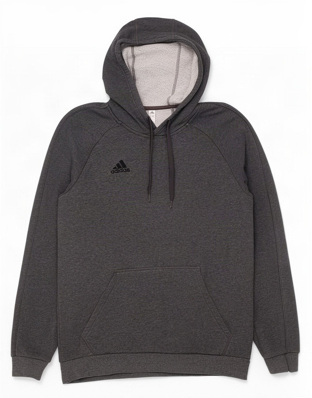 Pulover Adidas pentru bărbați, bumbac cu pete, gri mediu
