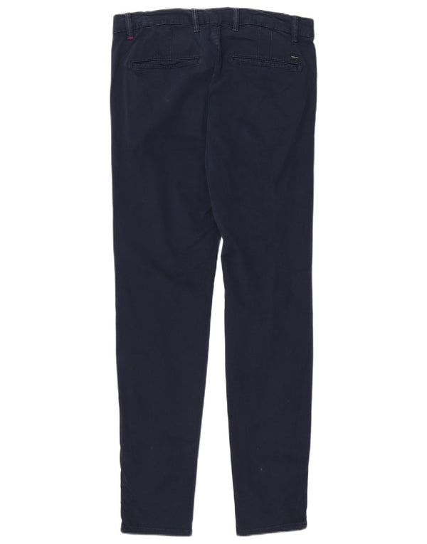Pantaloni chino skinny pentru bărbați Zara EU 40 Medium W31 L31 Bleumarin
