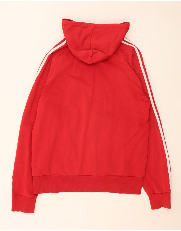 Pulover Adidas pentru bărbați, cu fermoar, XL, bumbac roșu