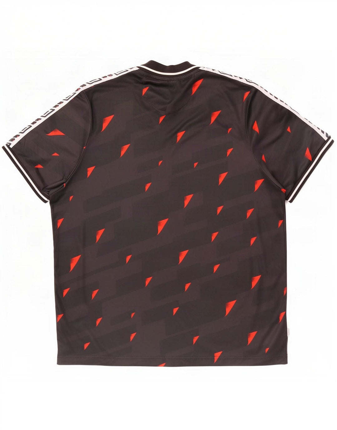 Tricou grafic pentru bărbați Umbro Top 2XL Poliester geometric negru