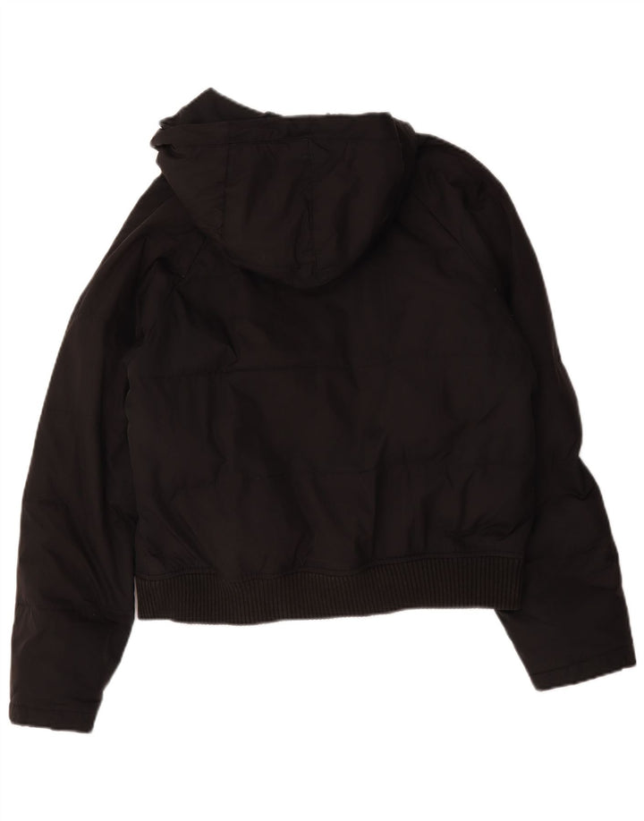 Jachetă căptușită cu glugă pentru femei Gap UK 16 Large Black
