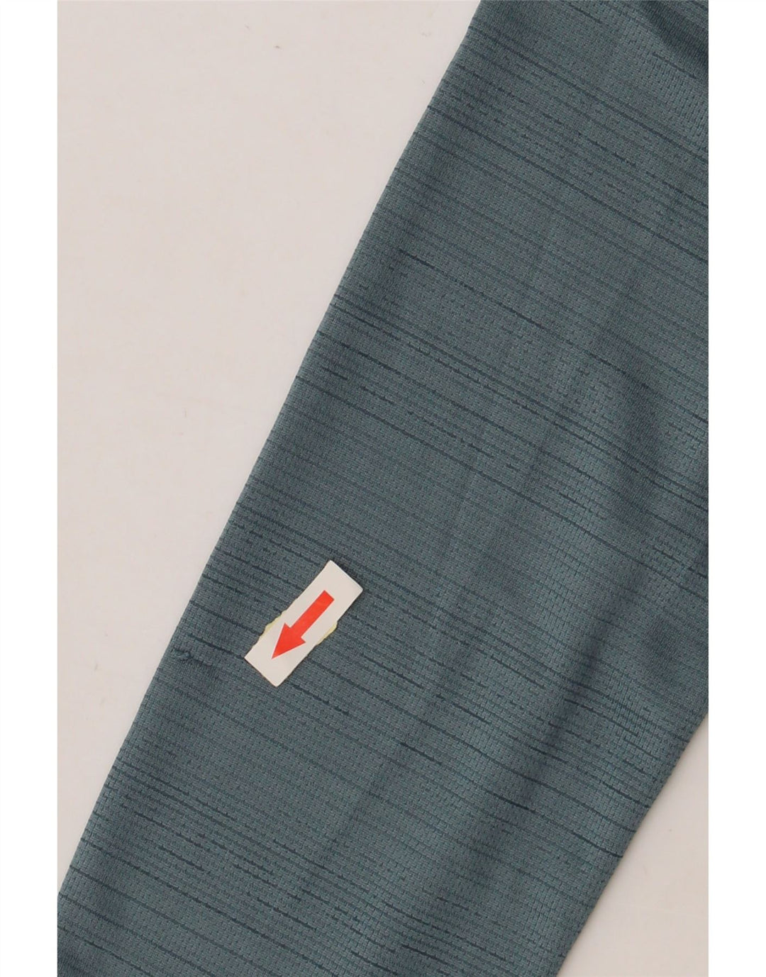 Top cu mânecă lungă NIKE Dri Fit pentru bărbați, poliester cu dungi albastre medii