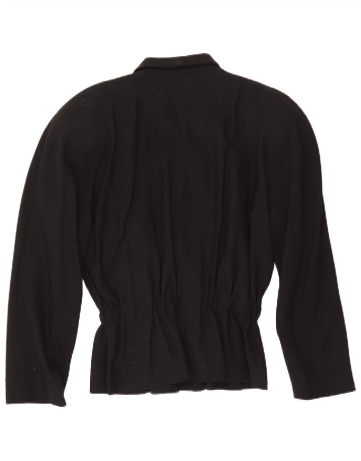 Jachetă Blazer pentru femei Erreuno EU 40 Lână neagră medie