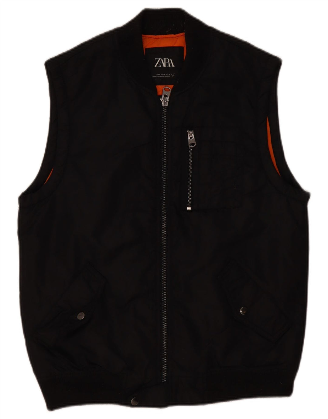 Gilet pentru bărbați Zara UK 36, mic, negru, nailon