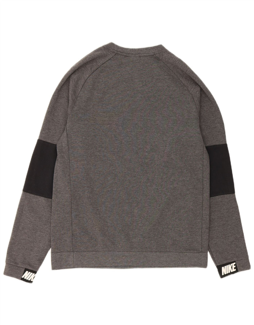 Hanorac grafic pentru bărbați Nike Jumper mic, gri, bumbac color bloc