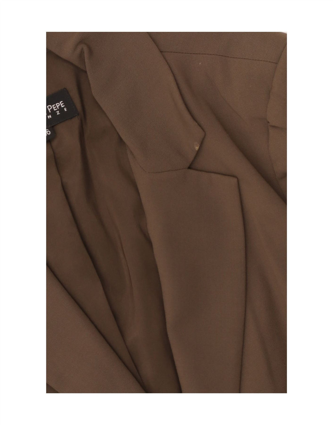 PATRIZIA PEPE Jachetă pentru damă cu 2 nasturi IT 46 Lână virgină maro mare