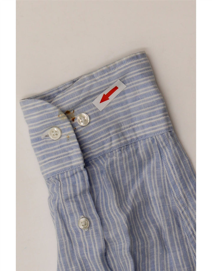 Cămașă Massimo Dutti pentru bărbați XL Blue Pinstripe