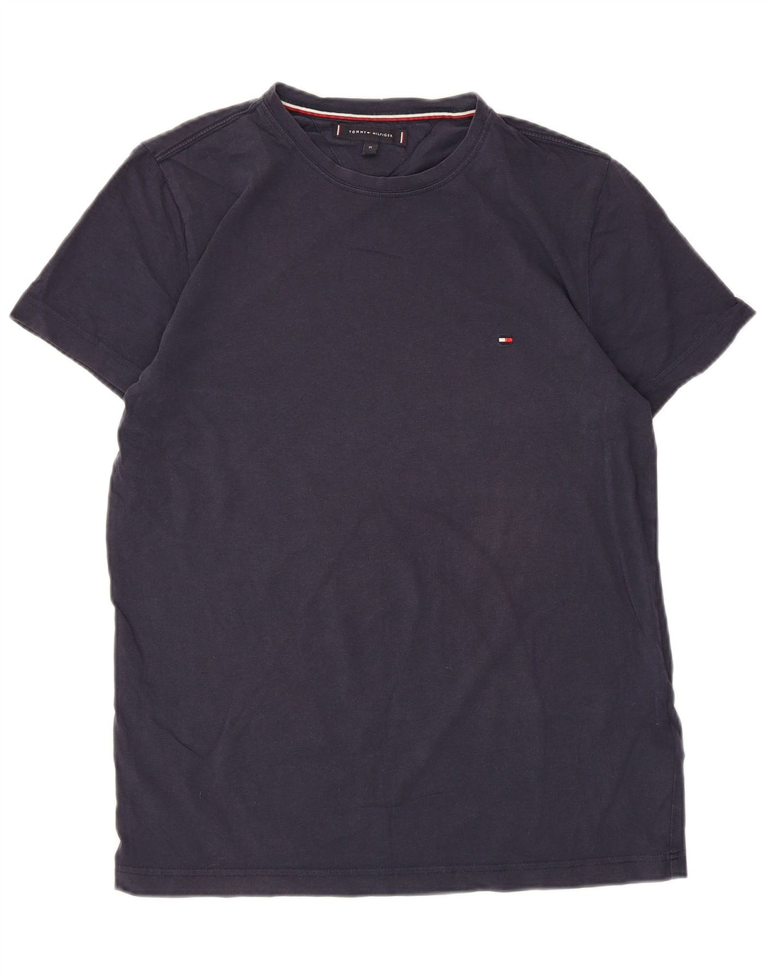 Tricou pentru bărbați Tommy Hilfiger Top mediu din bumbac bleumarin
