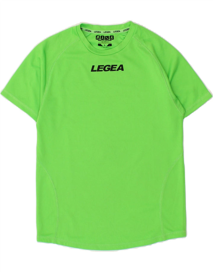 LEGEA Boys T-Shirt Top 10-11 Years Small  Green Polyester Vintage Legea and Second-Hand Legea from Messina Hembry 