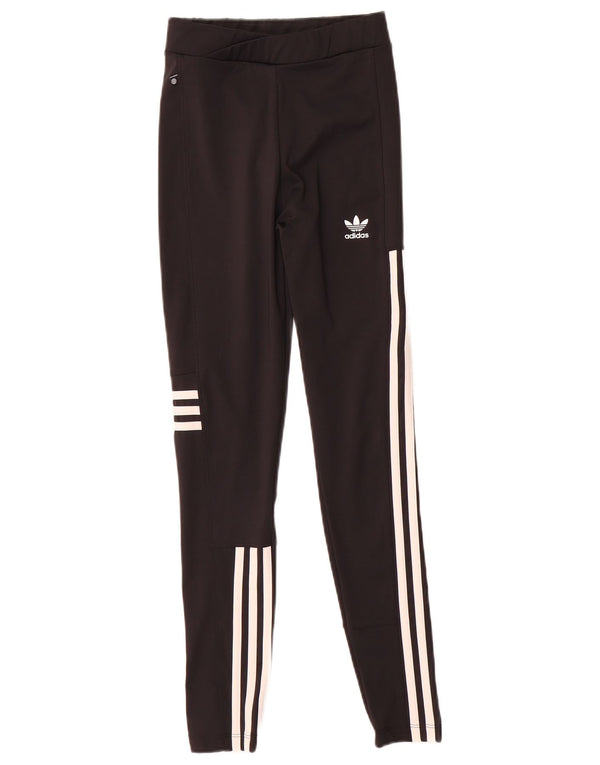 Leggings pentru femei Adidas UK 4/6 XS poliester negru
