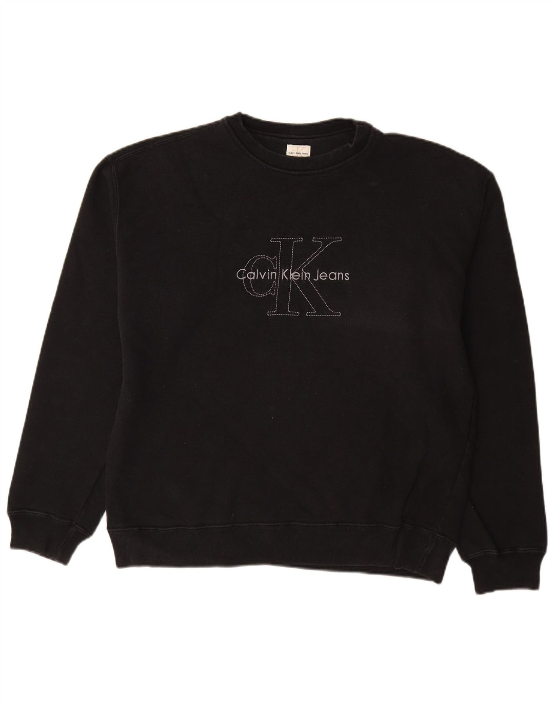 CALVIN KLEIN JEANS Hanorac grafic pentru bărbați Jumper XL Negru