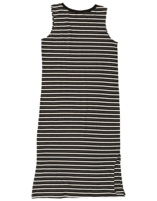 Rochie tricou fără mâneci pentru femei Vans UK 10 Small Black Pinstripe