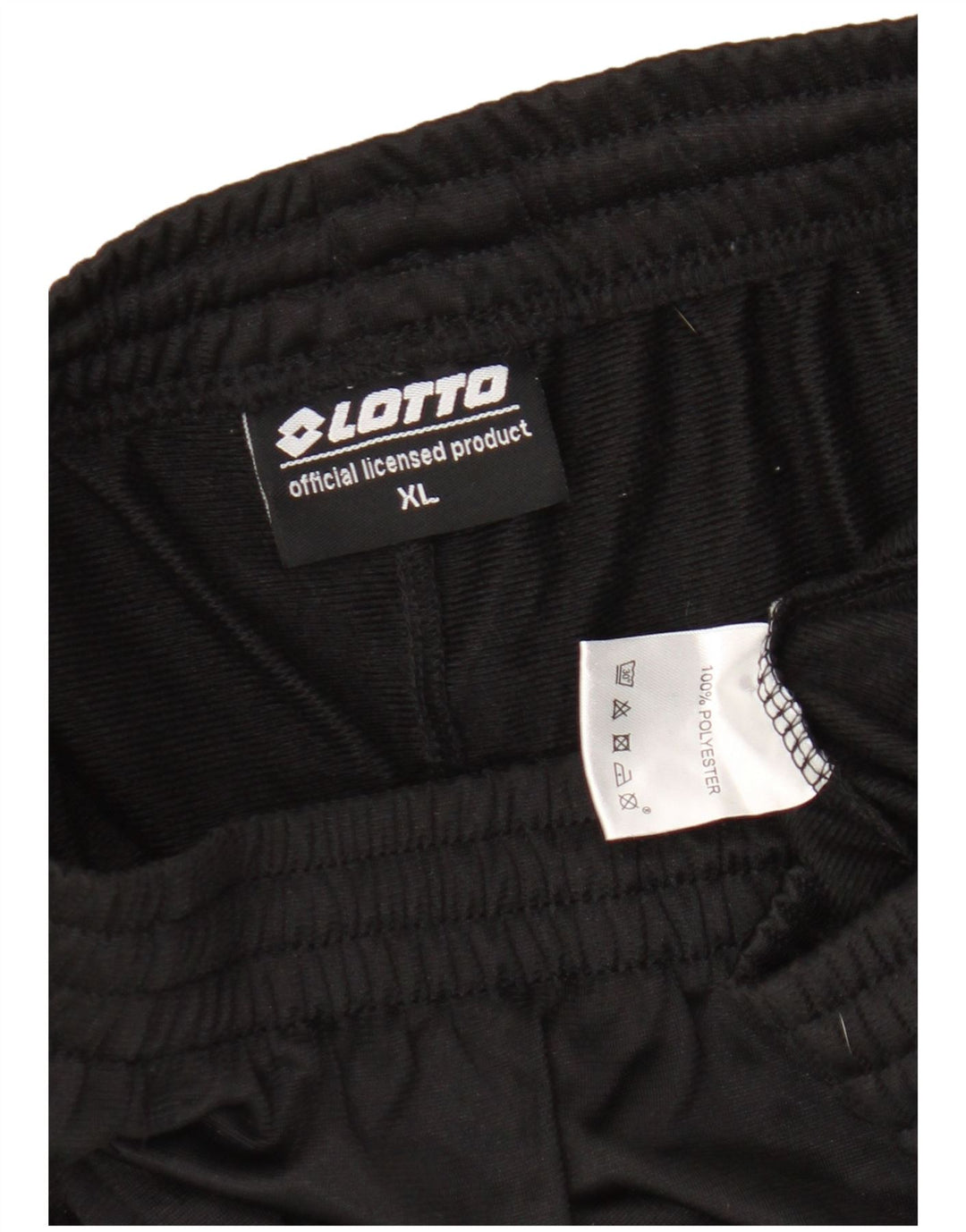 Pantaloni de trening pentru bărbați Lotto Pantaloni de jogging XL Poliester negru