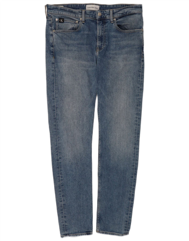 Blugi slim pentru bărbați Calvin Klein W31 L32 Bumbac albastru