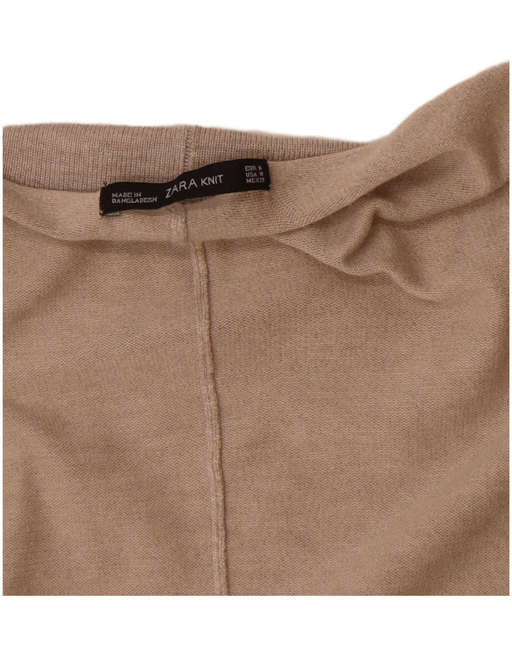 Pulover Poncho Cardigan pentru Damă Zara UK 14 Bej Mediu