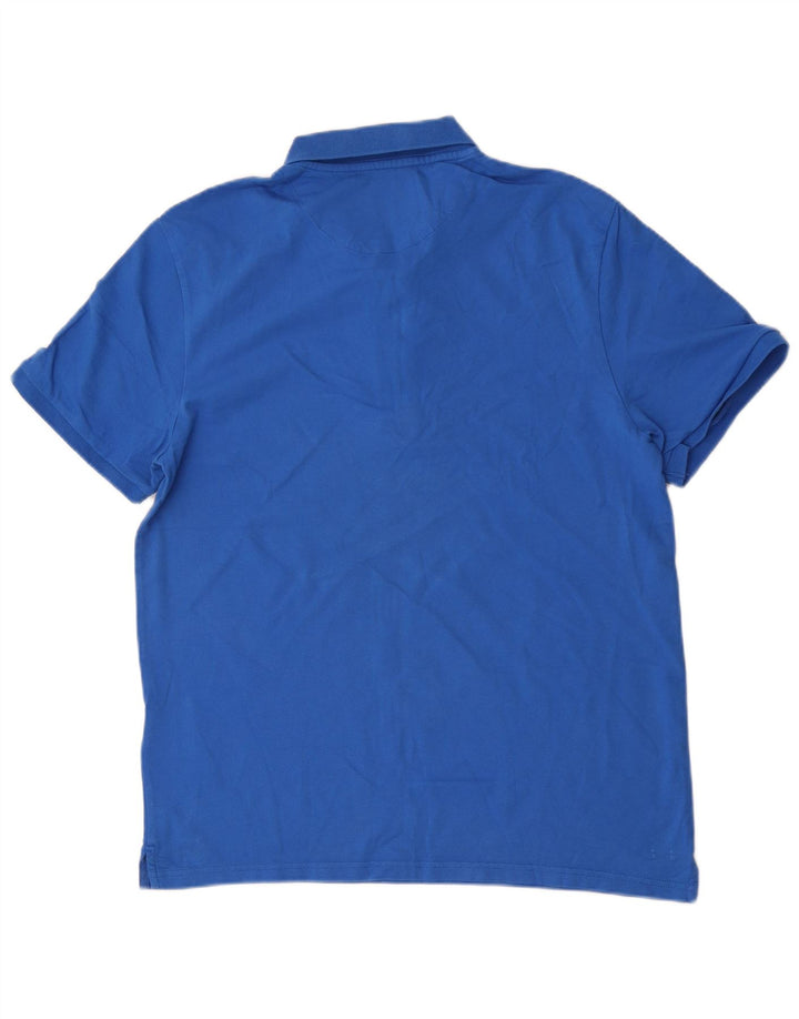 Tricou polo pentru bărbați Lyle & Scott, bumbac albastru XL