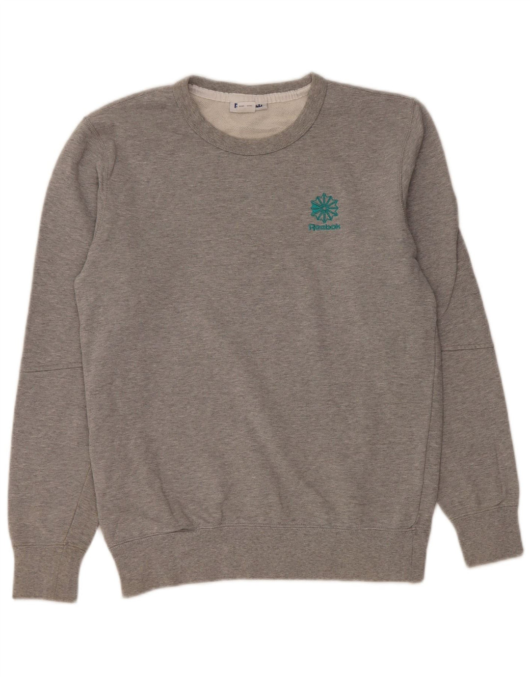 Pulover supradimensionat pentru femei REEBOK UK 10 Bumbac gri mic