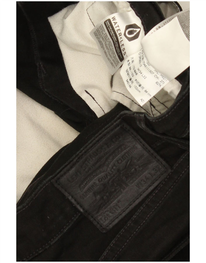 Blugi Levi's 511 Slim pentru bărbați W34 L32 bumbac negru